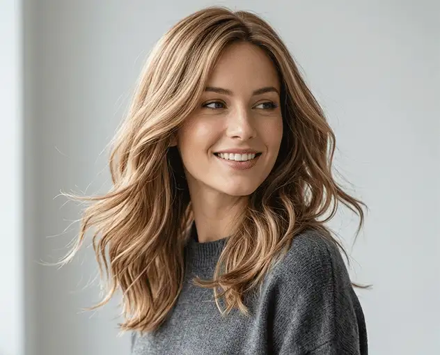 Pre-plucked Brazilian human hair lace front wig — glueless, wear-and-go